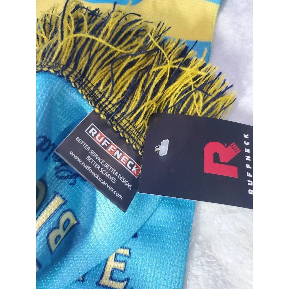 Kona Big Wave Liquid Aloha Blue Frilly Scarf Ruffneck NWT